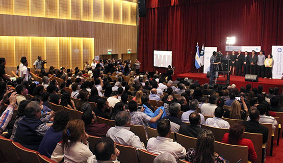 La presidenta Cristina Fernández inauguró el Multiespacio Cultural de la UNGS