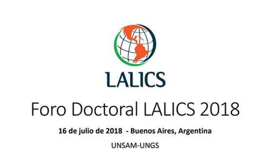 Foro Doctoral LALICS sobre innovación, cambio tecnológico y desarrollo económico