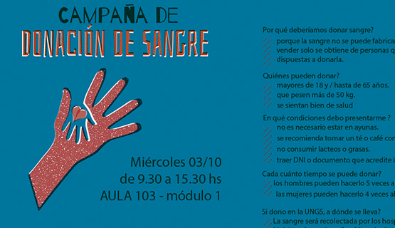 Campaña de donación de sangre