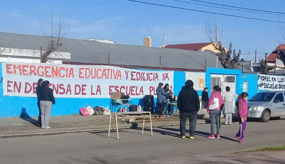 Más de 1000 estudiantes siguen sin clases en la escuela Nº 20 de José C. Paz