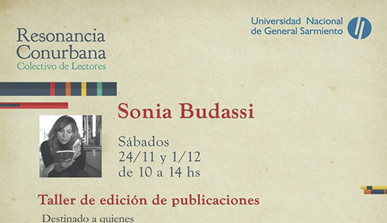 Taller de edición de publicaciones con Sonia Budassi