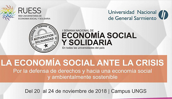 1º Semana Nacional de la Economía Social y Solidaria en la UNGS - UNGS