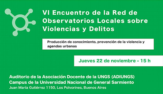 Encuentro de la Red de Observatorios locales sobre violencias y delitos