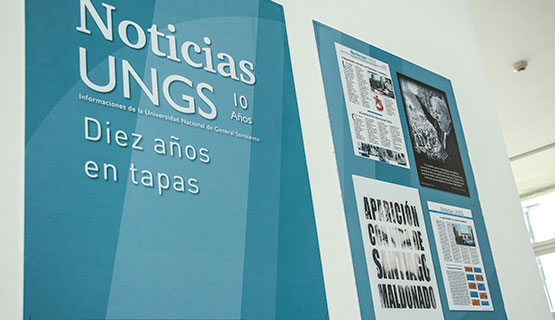 10 años de Noticias UNGS en tapas