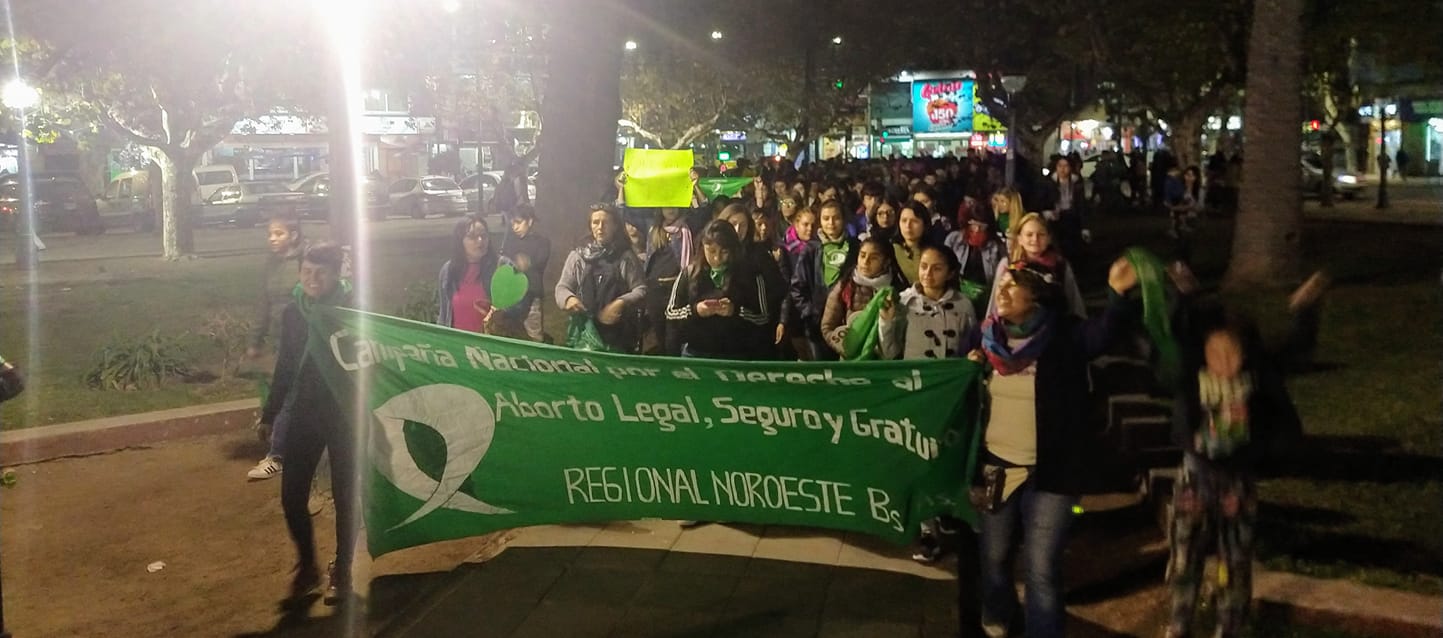 28M en San Miguel: La esperanza verde frente a la violencia celeste