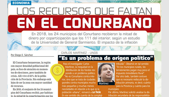 Los recursos que faltan en el conurbano | Carlos Martínez en La Tecla