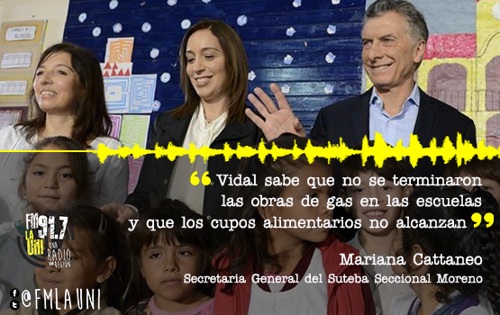 Moreno: En 90 escuelas del distrito no hay gas