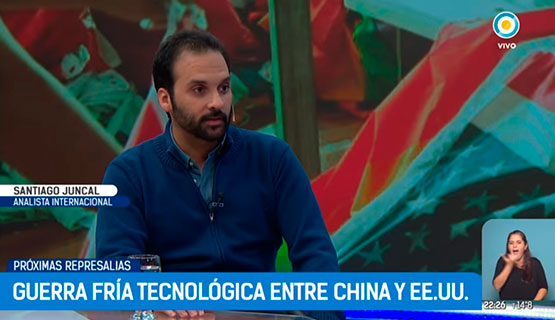 Guerra tecnológica entre China y EE.UU. | Santiago Juncal en TPA Noticias Internacional
