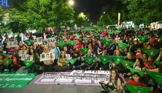 Violentan por segunda vez la movilización de mujeres en San Miguel