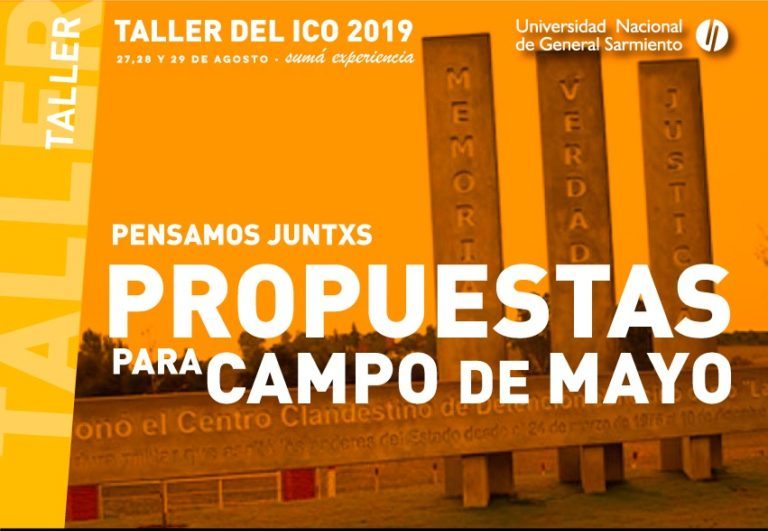 Taller ICO 2019 Campo de Mayo. Para estudiantes de todas las carreras del ICO