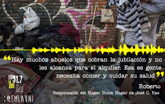 El Hogar Dulce Hogar contiene a más de 25 personas en situación de calle