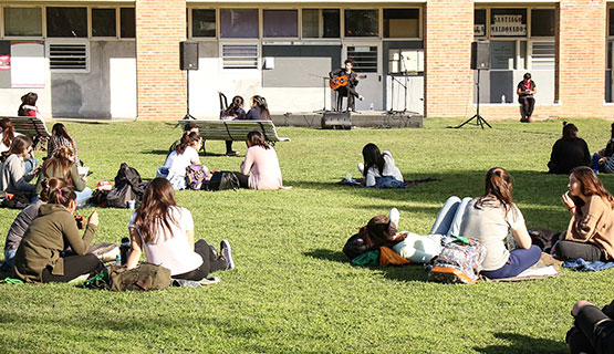 Convocatoria para estudiantes y graduados para participar de una jornada artística