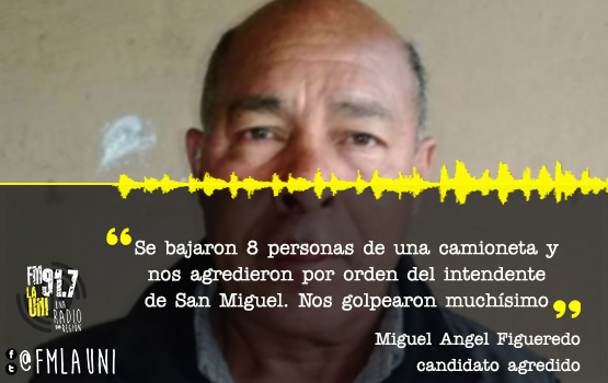 Denuncian ataques a militantes de Frente De Todos en San Miguel