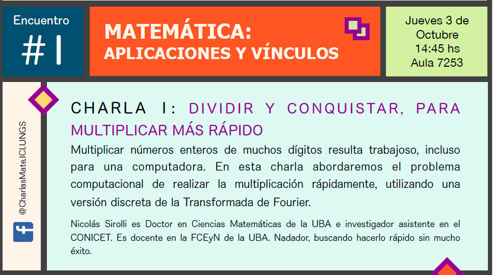 Comienza una nueva edición del ciclo de charlas de matemática