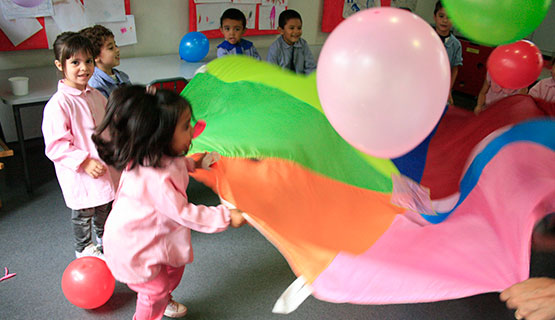 Inscripción para la sala de juegos multiedad de la Escuela infantil