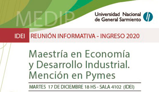 Charla informativa de la Maestría en Economía y Desarrollo Industrial