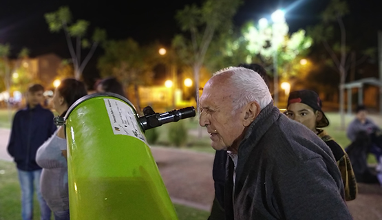 Imaginario al aire libre: Miradas astronómicas