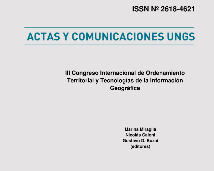 Actas y comunicaciones UNGS