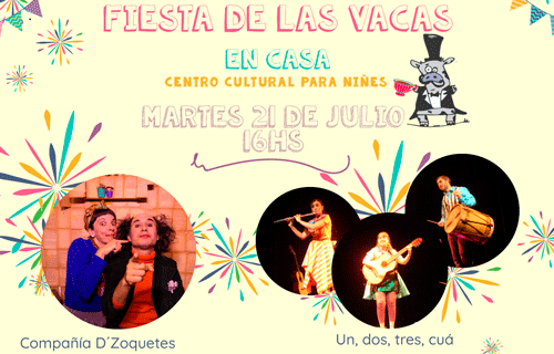 Programa 1: Fiesta de las vacas en casa