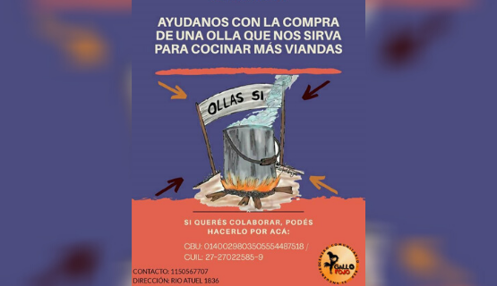 Pedido solidario para el Centro Comunitario Gallo Rojo