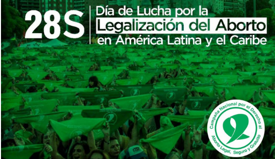 28S | Día de lucha por la legalización del aborto en America Latina y el Caribe
