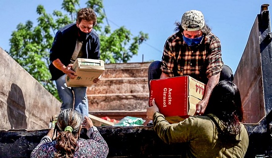 Nueva entrega de alimentos a más de 40 ollas populares