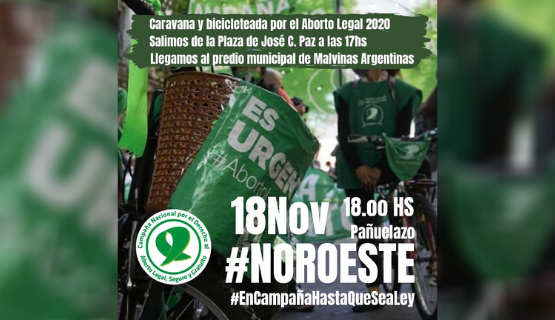 Caravana y bicicleteada por el Aborto Legal