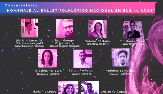 Conversatorio “Homenaje al Ballet Folklórico Nacional en sus 30 años”