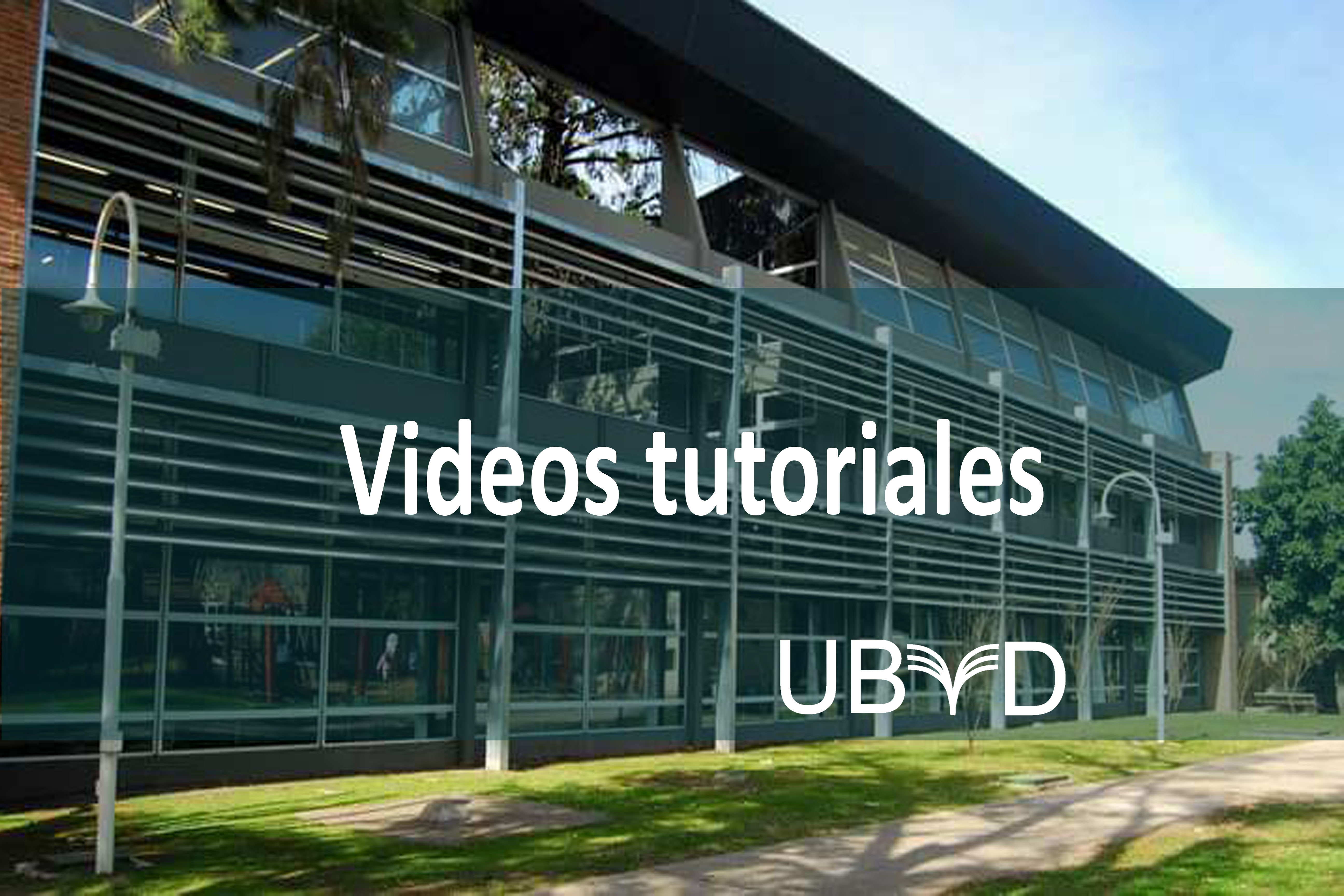 Videos tutoriales UByD