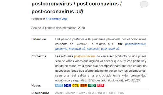 Los neologismos de la pandemia