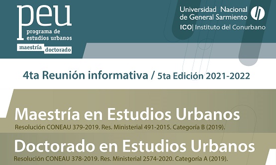 Charla informativa del posgrado en Estudios Urbanos