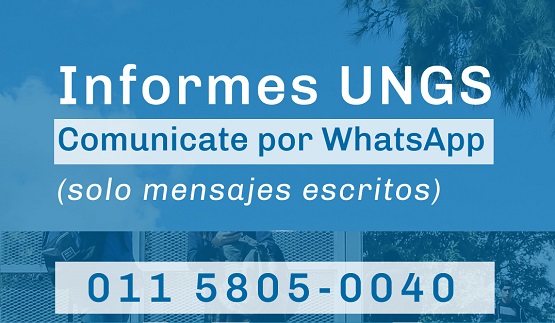 La UNGS suma un asistente virtual de WhatsApp para brindar informes