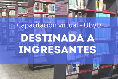 Capacitación virtual para ingresantes