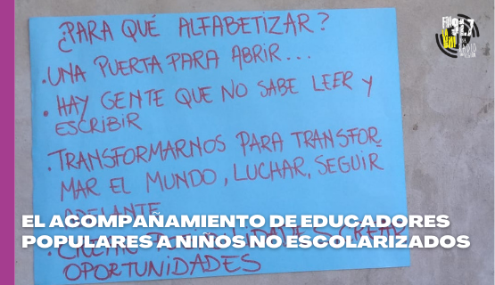 Moreno | Educadores populares brindan alfabetización a más de 1000 niños