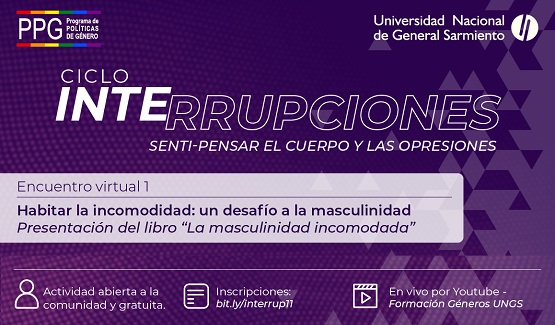 Conversatorio virtual “Habitar la incomodidad: un desafío a la masculinidad”