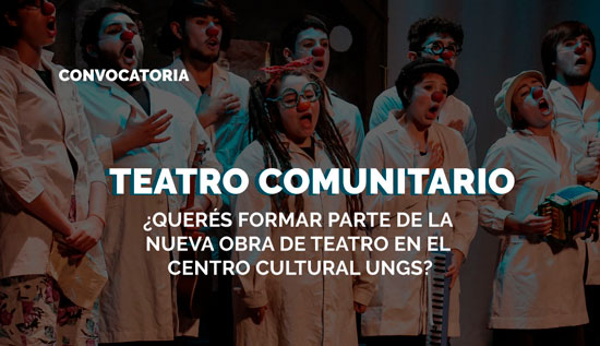 Teatro comunitario: convocatoria abierta