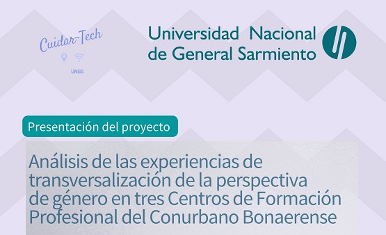 Presentación del proyecto sobre experiencias de transversalización de la perspectiva de género en Centros de Formación Profesional del Conurbano