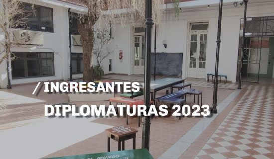 Ingresantes finales: Diplomaturas gratuitas 2023