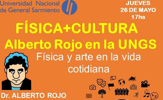 Alberto Rojo, en la segunda charla del ciclo Física + Cultura