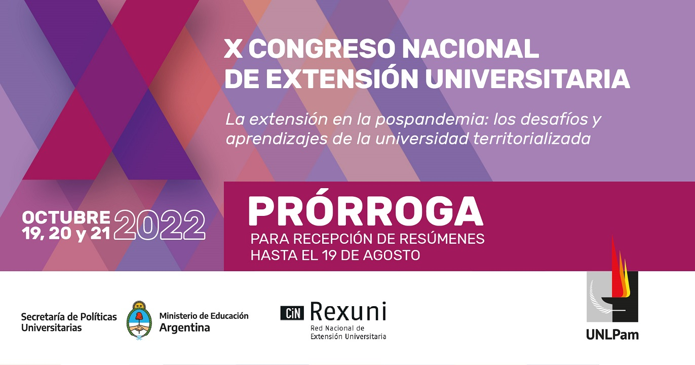 X Congreso Nacional de Extensión Universitaria - UNGS