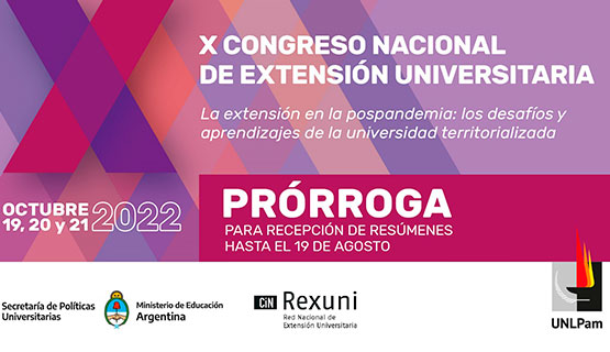 Convocatoria para participar del X Congreso Nacional de Extensión Universitaria