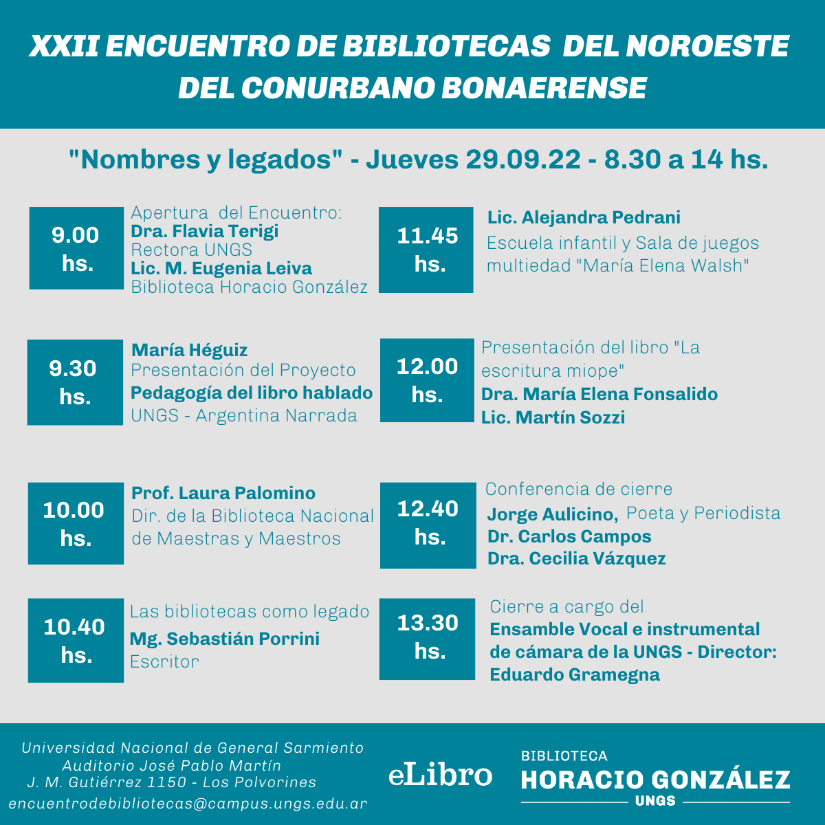 Programa de actividades