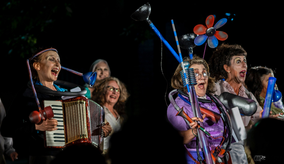 Presentación de la obra “Falta el aire”, del Grupo de Teatro Comunitario Matemurga