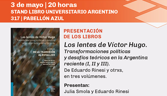 La UNGS en la Feria del Libro: Presentación de 