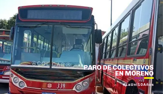 Moreno | Paro de colectivos por el ataque a un chofer