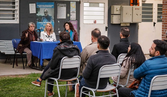 Presentación de la fotografía sobre la 