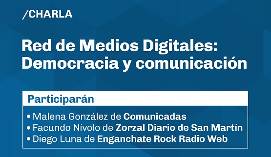 Charla sobre democracia y comunicación