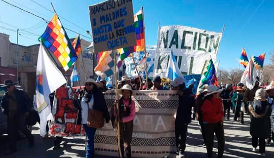 Rechazo a la represión que está sufriendo el pueblo de Jujuy