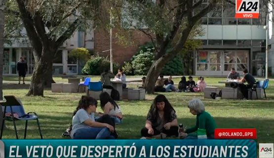 Informe sobre la toma en la UNGS en GPS, por A24