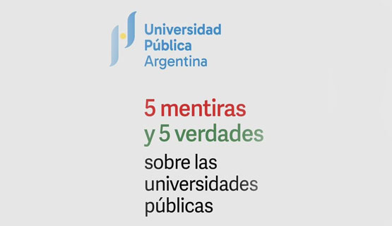 Las universidades refutaron una serie de mentiras difundidas por el Gobierno Nacional